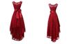 Vestido de Verano de Moda Sexy de Encaje Color Sólido para Mujer Sin Mangas
