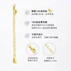 Chapado en oro de 14K18K cierre de langosta cadena extendida cola de cadena accesorios de joyería hechos a mano DIY material de acabado para collar pulsera