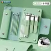Set de cortaúñas juego completo de cortaúñas cortaúñas para el hogar oblicuo pedicura herramientas para uñas set de belleza impresión regalo