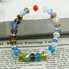 Pulseira de cristal estilo coreano nova, multi-corte, boutique, cor AB, 8cm, pulseira de barra, venda quente