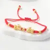 Pulsera trenzada Círculo Qiankun, estilo Nudo Chino, Símbolo de Manzana y Deseo, Fragmentos de Plata, 0 kg Atracciones Turísticas, Fabricante Transfronterizo, Venta al por Mayor de Joyería