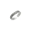 Anillo con Patrón de Nube para Hombres y Mujeres, Plata de Ley S925, Estilo Chino Vintage, Anillo Abierto Ajustable de Nube
