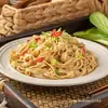 Paquete Grande Premium de Fideos Fríos con Salsa de Sésamo, Disponible en Tres Sabores, Comida Instantánea Conveniente, Fideos Secos, Paquetes de Fideos Instantáneos