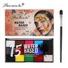 Pigmento Corporal Soluble en Agua para Copa del Mundo Caliente Color Facial para Cara Cosméticos de Escenario para Fiesta de Halloween al por Mayor