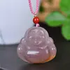 Atacado de fábrica Pingente de Lótus de Jade Dourado Pingente de jade de Guanyin Buda Fivela de segurança de Jade Dourado Colar de jade sem marca