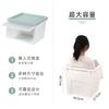 Caja de Almacenamiento de Juguetes para Niños Mismo Estilo TikTok Gran Capacidad Transparente para el Hogar Cesta de Almacenamiento de Snacks con Tapa Apertura Frontal Tamaño Grande