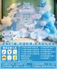 Cenário de Decoração de Aniversário de 10 Anos do Cinnamoroll 10 Meninas 12 Anos Kuromi Parede de Fundo de Festa Placa KT