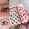 Set de Pestañas Postizas Transfronterizo, Volumen Grande, Pestañas Postizas Pequeñas en Forma de Cereza, Fotogénicas, Ligeras y Ágiles, No Suaves ni Frágiles, Rápidas de Aplicar
