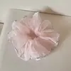 Goma para el pelo de red estilo coreano, lujo ligero retro, para mujer, diadema grande de alta gama, cuerda para el pelo, accesorio para el pelo para mujer