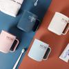 Venda por atacado Gargle Cup personalizado casal escova de dentes copo toothholder copo Creative Home Double Color com alça gargarejo simples