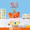 Muñeco de Peluche Auténtico de la Serie Zootopia Judy Nick Llavero Pizarra Dibujo Graffiti Colgante Colgante