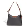 Bolsa Tote Hobo de Luxo, Estilo Preguiçoso, Bolsa de Ombro Impermeável de Nylon, Design de Nicho, Bolsa de Ombro Único Transversal para Mulheres