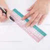 Régua de Graduação Bicolor, Régua para Modelagem, Régua Reta para Alfaiataria de Roupas 20cm/30cm/50cm/60cm Régua Quadrada para Margem de Costura