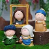 Figura de arte criativa e moderna em caixa surpresa para decoração de painel de carro, decoração de casa, presente de aniversário