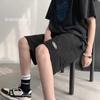 Letras de Espuma Pantalones de Calle Verano Hombres Estilo Hong Kong Shorts Marca Trendy Hip-Hop Diseño de Nicho Versátiles Pantalones de Cinco Cuartos