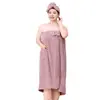 Comercio Exterior Talla Grande Falda de Baño Adulto Engrosada Sin Tirantes Toalla de Baño Baño de Pies Ropa para Baño Envoltura Salón de Belleza Falda de Baño Baño para Mujer