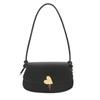 Moda Retro Ropa de Trabajo Color Sólido Texturizado Bolso Cruzado de un Solo Hombro para Mujer 2025 Principios de Primavera Nuevo Elegante Bolso de Mujer Versátil para Mujer