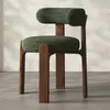 Silla de comedor de hierro forjado nórdico, silla de cuerno con respaldo, silla de oficina de conferencia minimalista moderna Hiroshima, silla de madera para computadora del hogar