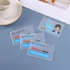 Porta Credencial Personalizado, Cubierta Protectora para Tarjeta de Transporte, Película Transparente para Credencial Personalizada con Logo, Porta Credencial Transparente Esmerilado de PVC