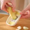 Molino para Pasta de Jengibre y Ajo, Molinillo Manual de Ajo y Jengibre para Cocina, Molinillo para Pasta de Jengibre, Placa Molinillo Manual para Picar y Exprimir Jengibre