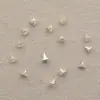 Acessórios para Nail Art de Coração Cro Rebite Menina Liga Mini Strass para Unhas Decoração de Unhas Decorações para Nail Art Pequenos Enfeites