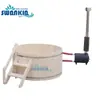 Venda Direta de Fábrica em Foshan Material Importado Banheira de Massagem Cedro Vermelho Pinheiro Branco Banheira Aquecida por Fogão a Lenha