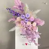 Nuevos Arreglos Florales de Piso para Decoración de Bodas, Arte Floral para Bodas, Arreglos Florales para Escenario en T, Arreglos Florales de Bienvenida para Hoteles