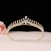 Corona Nupcial Tocado Princesa Coreana Cumpleaños Corona de Cristal Dieciocho Regalo para Adultos Ancla Accesorios para el Cabello Venta al por Mayor
