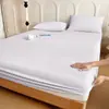 Sábana Ajustada de Seda de Hielo, Funda Protectora de Cobertura Total para Colchón Simmons, Funda Resistente a la Suciedad para Colchón Marrón, Esterilla Refrigerante con Aire Acondicionado, Venta al por Mayor