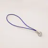 Cuerda de poliéster de colores de bucle único para teléfono móvil Llavero de bloque de construcción Hebilla de resorte Cadena de teléfono móvil hecha a mano DIY Lanyard Accesorios de joyería