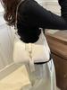 Bolso de hombro de alta gama con cadena retro y textura de moda para mujer, diseño de nicho, 2024