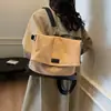 Bolsa Grande de Capacidad Vintage 2024 Moda Nueva Bolsa para Mujer Otoño e Invierno Textil para Viajes de Negocios Mochila para Mujer
