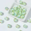 Populares Cuentas de Vidrio de Lunares Coloridos de 12 mm para Manualidades, Cuentas Redondas Perforadas Sueltas, Material de Cuentas, Accesorios para Pendientes, Colgantes, Joyería