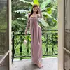 Conjunto de duas peças de vestido sem mangas com proteção solar de estilo suave para mulheres, novo para o verão, slim fit, roupas femininas elegantes e da moda