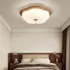 Luminária de Teto Luminária de Quarto Estilo Medieval Retrô Americano Novo Chinês Criativa Elegante Flor Olho Protetor Quente Luminária para Quarto Infantil