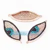 Accesorios DIY Ojo del Diablo Microincrustado de Cobre Puro Ojo Giratorio Conector Pulsera de Cuerda 30mm