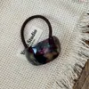 Gomas para el Cabello de Acetato Coreano para Mujer, Gomas para el Cabello de Lujo con Estampado de Leopardo, Cuerdas para el Cabello de Alta Elasticidad, Gomas Pequeñas para el Cabello, Gomas para el Cabello de Cuero, Accesorios para el Cabello