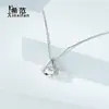 Colar Inteligente Gota d'Água em Prata Esterlina S925 Pingente Coração Pulsante com Diamante para Mulheres Corrente para Clavícula Joias de Temperamento Exquisito Venda por Atacado