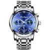 Reloj para Hombre Poedagar Nuevo 8058 Resistente al Agua Luminoso Multifuncional Moda Estudiante Masculino Reloj de Cuarzo
