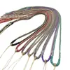 Corda para Pingente Atacado Trançada de Quatro Fios Nó de Diamante Fio de Algodão Torcido à Mão Cordão de Colar Tecido Cordão para Pingente Estilo Étnico Alça de Pescoço