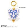 Moda Europea y Americana Estilo Vacaciones de Verano Concha Corazón Multi-elemento Colgante DIY Chapado en Oro de 18K Versátil Accesorios Dopamina