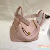 Mini Bolso Lindy de Piel de Vaca de Primera Capa, Bolso de Mano Genuino para Mujer, Bolso tipo 'Pillow Doctor', Bolso de Hombro Cruzado de Moda para el Trabajo