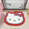 Alfombra de Piso de Barro Diatómico de Anime de Dibujos Animados para el Hogar, Entrada de Baño, Alfombra Absorbente de Agua, Fácil de Limpiar, Alfombra de Piso de Baño, Dropshipping