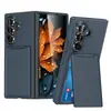 Aplicável em Fronteiras Samsung Zfold8Ultra Capa de Celular Transparente Porta-Cartões Dobrável Suporte Skin-Feel Anti-Queda Fold7/6