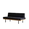 Sofá Moderno Minimalista de Madera Maciza para Casas de Huéspedes, Cafeterías, Recepciones Vintage, Apartamentos Pequeños, Salas de Estar y Cabinas de Comedor