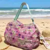 Bolsa Acordeón Bolsa de Compras para Supermercado Bolso de Mano Portátil Bolsa Enrollable Bolsa Nube Bolsa de Almacenamiento de Gran Capacidad Bolsa de Compras Plegable