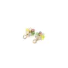 Acero Inoxidable 10mm Colgante Flor de Cristal Flor Colgante Pequeño DIY Accesorios para Collares Europeos y Americanos Accesorios Venta al por Mayor Transfronteriza