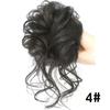 Fábrica al por mayor pinza para el cabello barba larga rizo anillo para el cabello cola de pollo capullo de cabello esponjoso cabello real cabeza de bola peluca mujeres