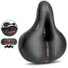 Asiento de Bicicleta Extra Grueso y Grande, Sillín Cómodo de Esponja Suave Amortiguador para Bicicleta de Montaña, Asiento Universal Transpirable Cómodo