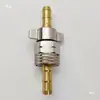 Conector de manguera para pulverizador, hexagonal, junta giratoria de 360 grados, para pulverizadores agrícolas, acoplamiento de manguera de goma, conector de cobre, 8.5